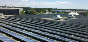 Solar Array on the roof of Boscov's at the Cumberland Mall